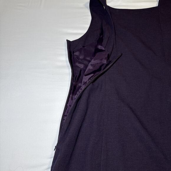 American Eagle Womens 8 Sleeveless Structured Tank Dress Sheath Square Neck EUC - Picture 14 of 15